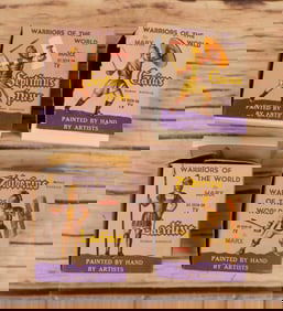 Lot of 4 Marx Warriors of the World Figures