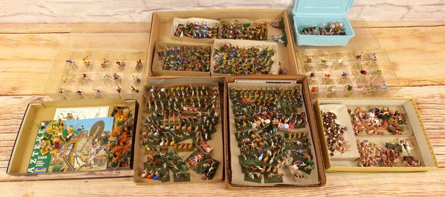 Lot of Custom Hand Painted Warrior Figures