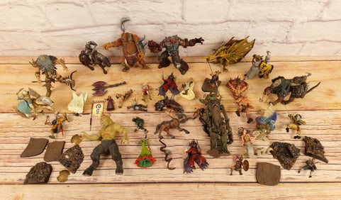 Lot of Loose Plastic Figures