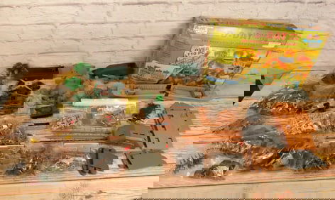 Lot of WWII Plastic Figures and Playsets