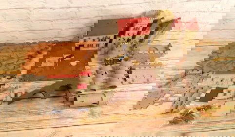 Lot of 2 Plastic Castle Playsets