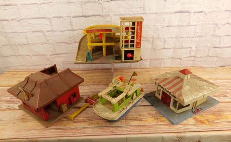 Lot of Fisher Price Playsets