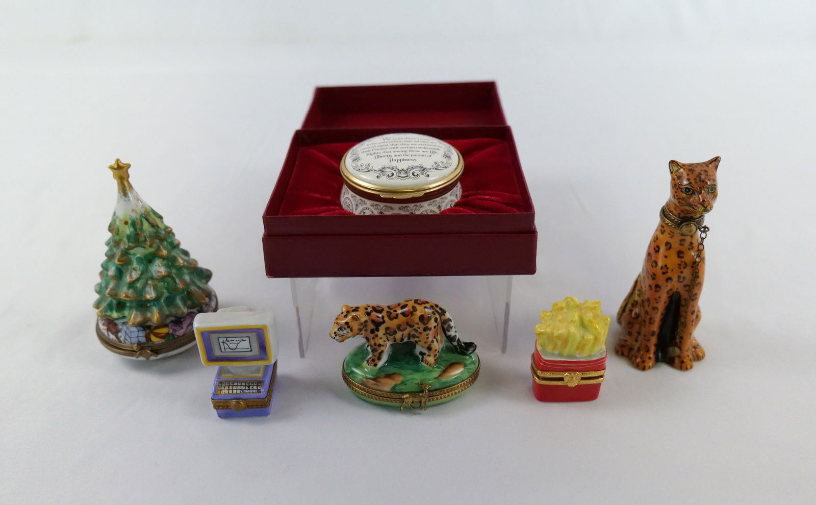 Group Lot of Figural Dresser/Trinket Boxes including Limoges (1 of 17)
