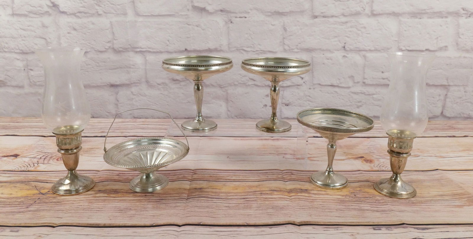 Group Lot of Weighted Sterling Silver Tableware (1 of 17)