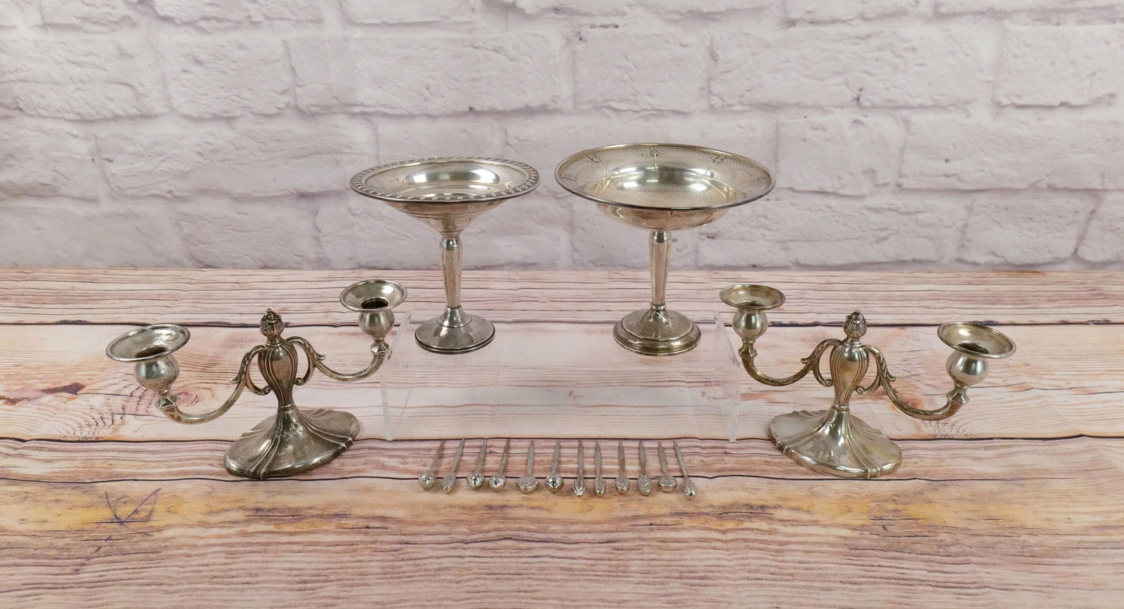 Group Lot of Sterling Silver Weighted Items (1 of 20)