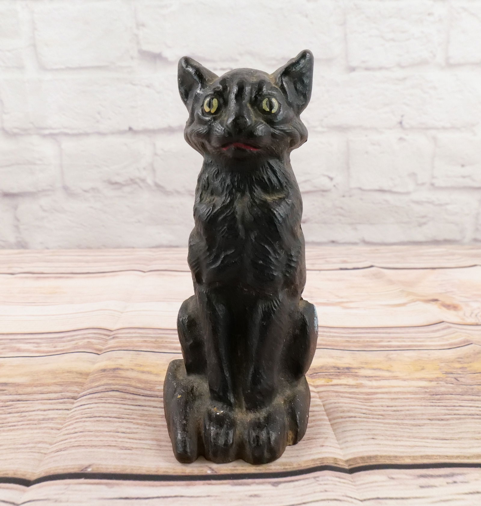 Early Cast Iron Black Cat Doorstop (1 of 9)