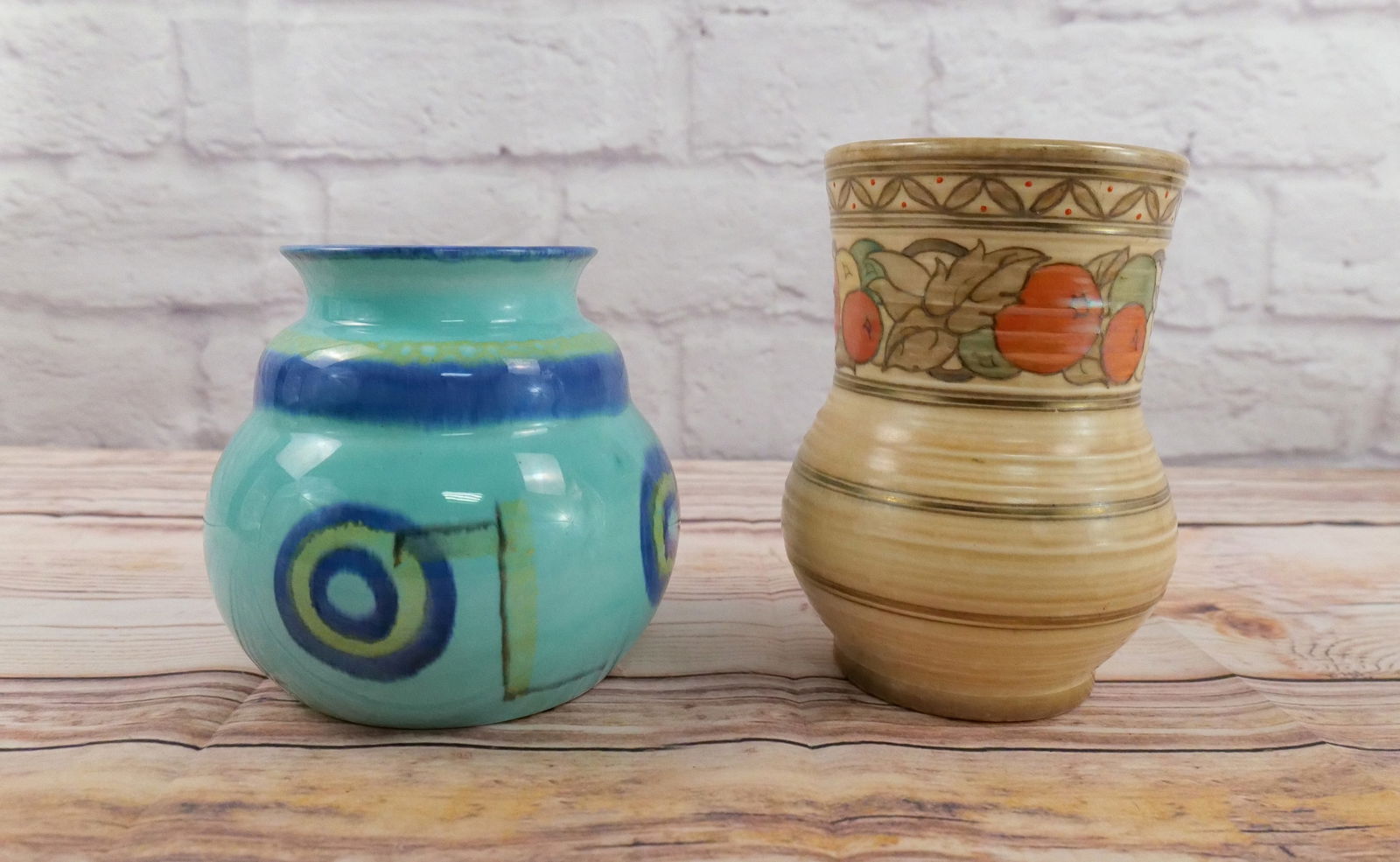 Lot of 2 Pottery Vases (1 of 10)