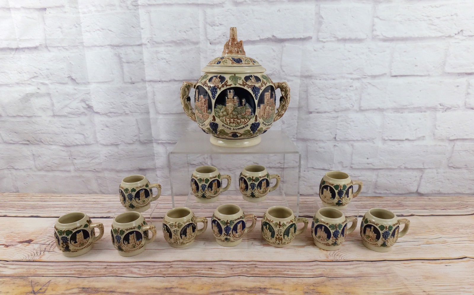 Gerz Punch Bowl Set with Cups (1 of 20)