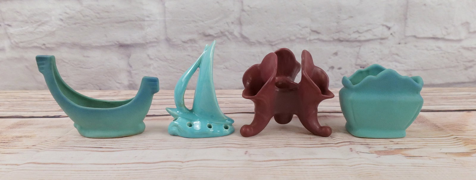 Lot of 4 Art Pottery Vases (1 of 14)