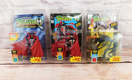 Lot of 3 McFarlane Todd Toys Spawn Action Figures