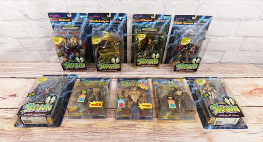 Lot of 9 McFarlane Todd Toys Spawn Action Figures