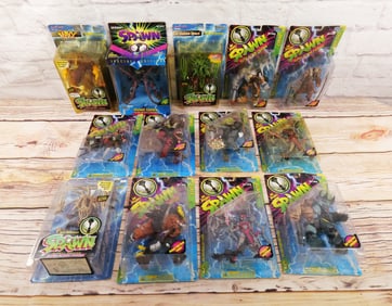 Lot of 13 McFarlane Spawn Action Figures - Series 3-5