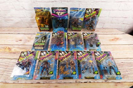 Lot of 13 McFarlane Spawn Action Figures - Series 3-6
