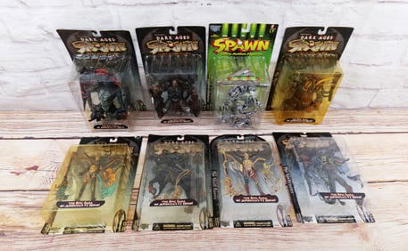 Lot of 8 McFarlane Spawn Action Figures - Series 10 & 11