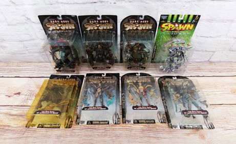 Lot of 8 McFarlane Spawn Action Figures - Series 10 & 11