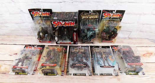 Lot of 9 McFarlane Spawn Action Figures - Series 11 & 12