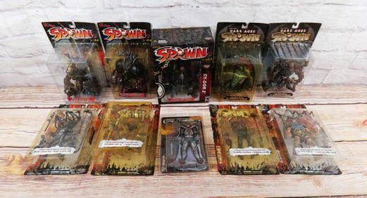 Lot of 10 McFarlane Spawn Action Figures - Series 11 - 13