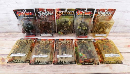 Lot of 10 McFarlane Spawn Action Figures - Series 12 - 14
