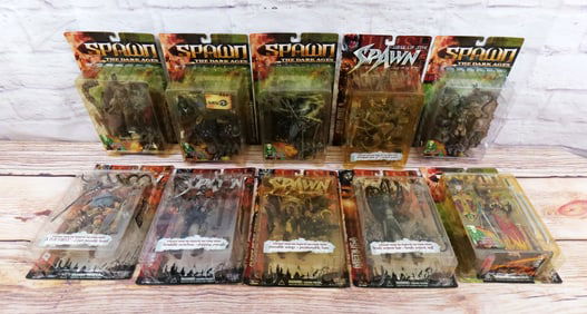 Lot of 10 McFarlane Spawn Action Figures - Series 13 & 14