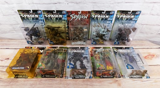 Lot of 10 McFarlane Spawn Action Figures - Series 13 - 17
