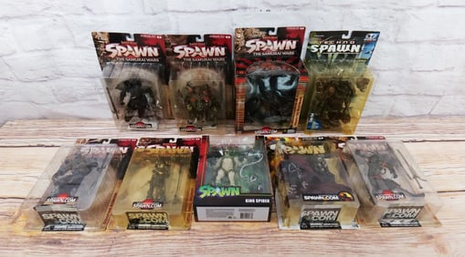 Lot of 9 McFarlane Spawn Action Figures - Series 15 - 22