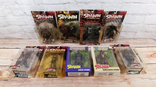 Lot of 9 McFarlane Spawn Action Figures - Series 17 - 22