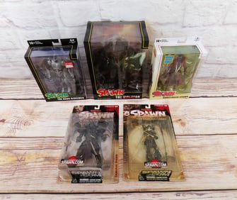 Lot of 5 McFarlane Spawn Action Figures - Series 19 - 22