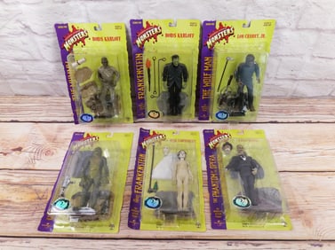 Lot of 6 Sideshow Universal Monsters Action Figures