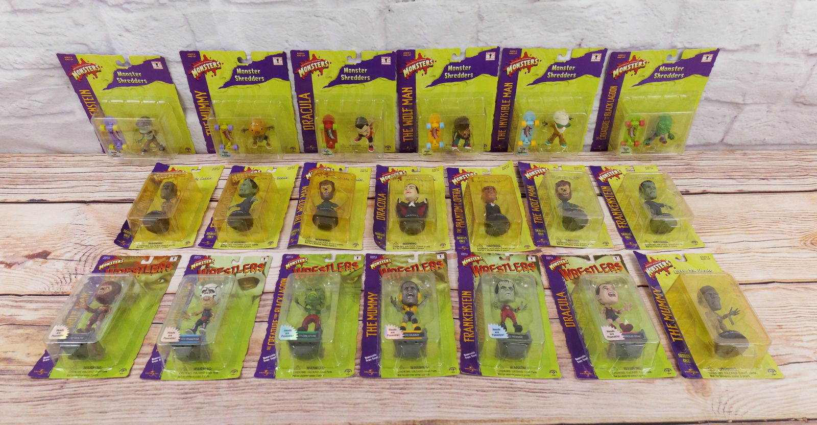 Lot of Sideshow Universal Monsters Little Big Heads (1 of 13)