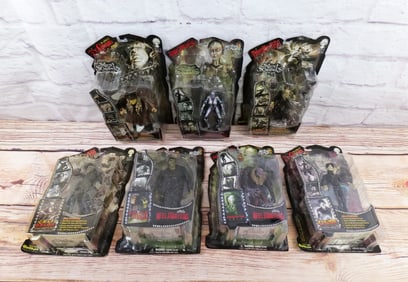 Lot of 7 Art Asylum Silent Screamers Action Figures