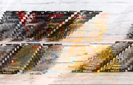 Lot of 8 McFarlane Movie Maniacs Action Figures