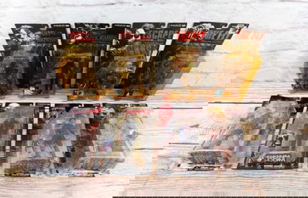 Lot of 8 McFarlane Movie Maniacs Action Figures