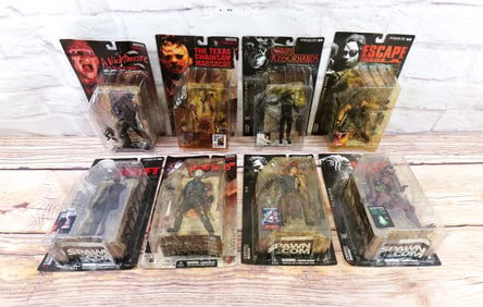 Lot of 8 McFarlane Movie Maniacs Action Figures