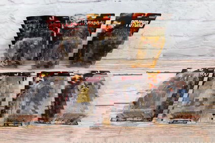 Lot of 7 McFarlane Movie Maniacs Action Figures