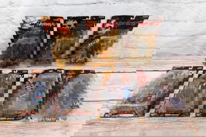 Lot of 7 McFarlane Movie Maniacs Action Figures