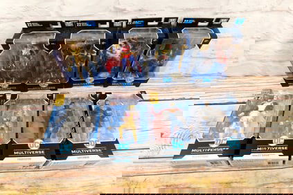 Lot of 8 McFarlane DC Multiverse Action Figures