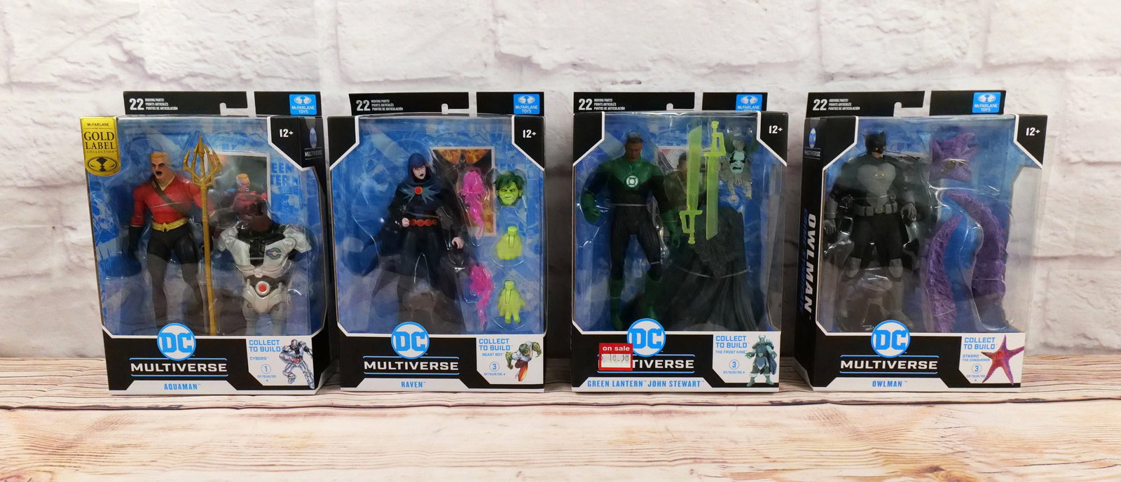 Lot of 4 McFarlane DC Multiverse Build a Figure Action Figures (1 of 10)