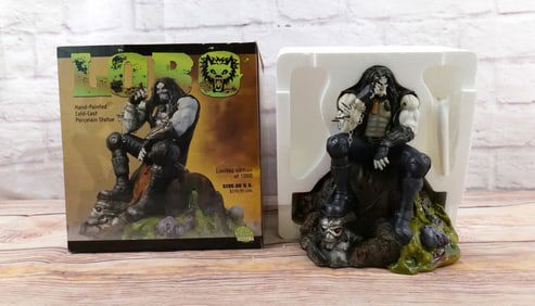 DC Direct Lobo Cold Cast Porcelain Statue
