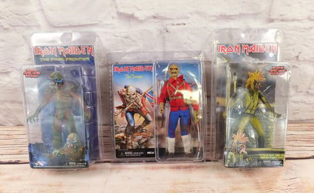 Lot of 3 NECA Iron Maiden Action Figures