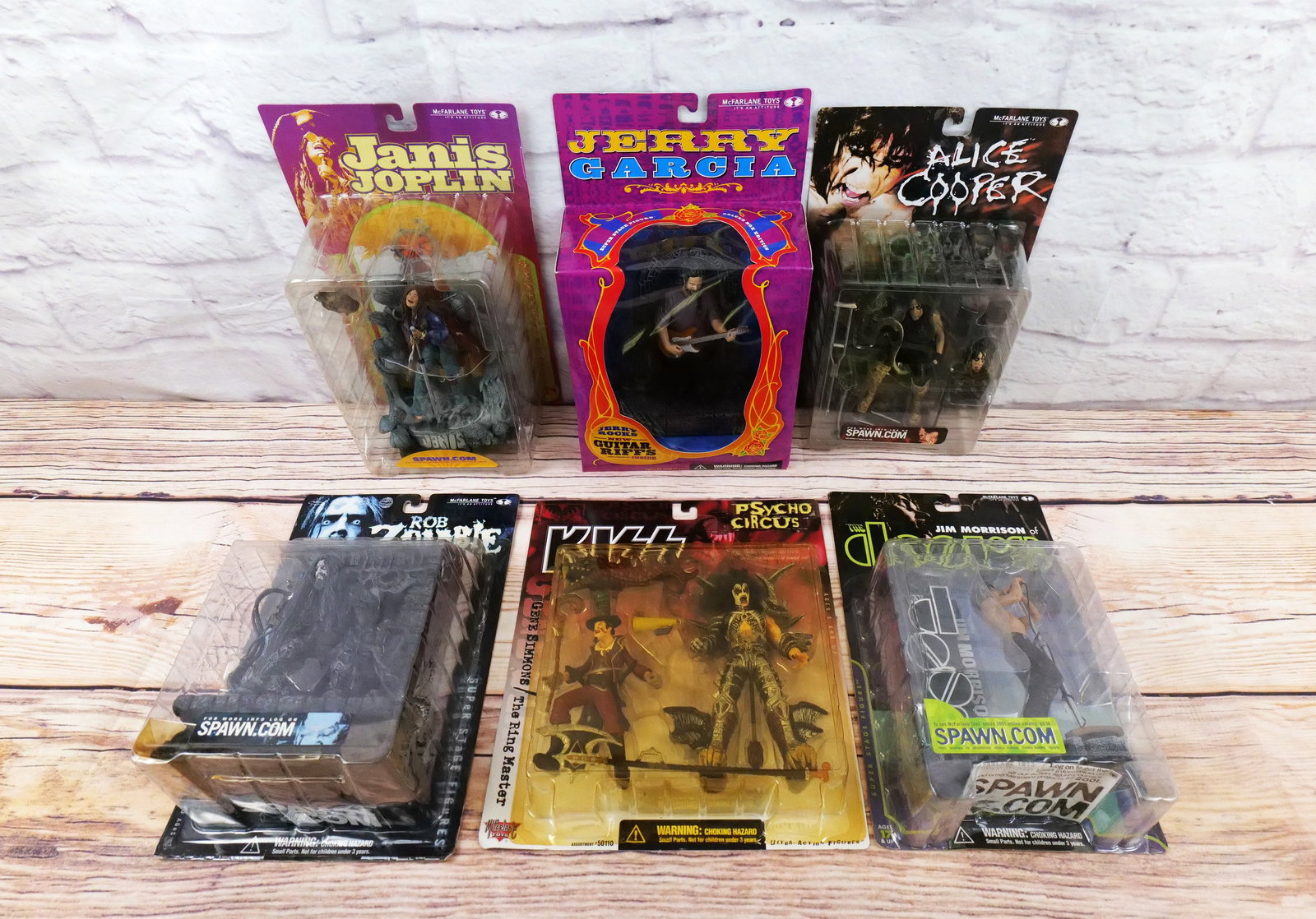 Lot of 6 Music Related McFarlane Action Figures (1 of 12)