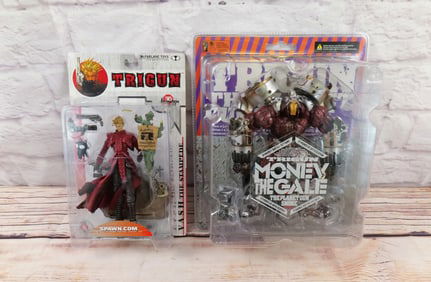Lot of 2 TRIGUN Action Figures