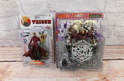 Lot of 2 TRIGUN Action Figures