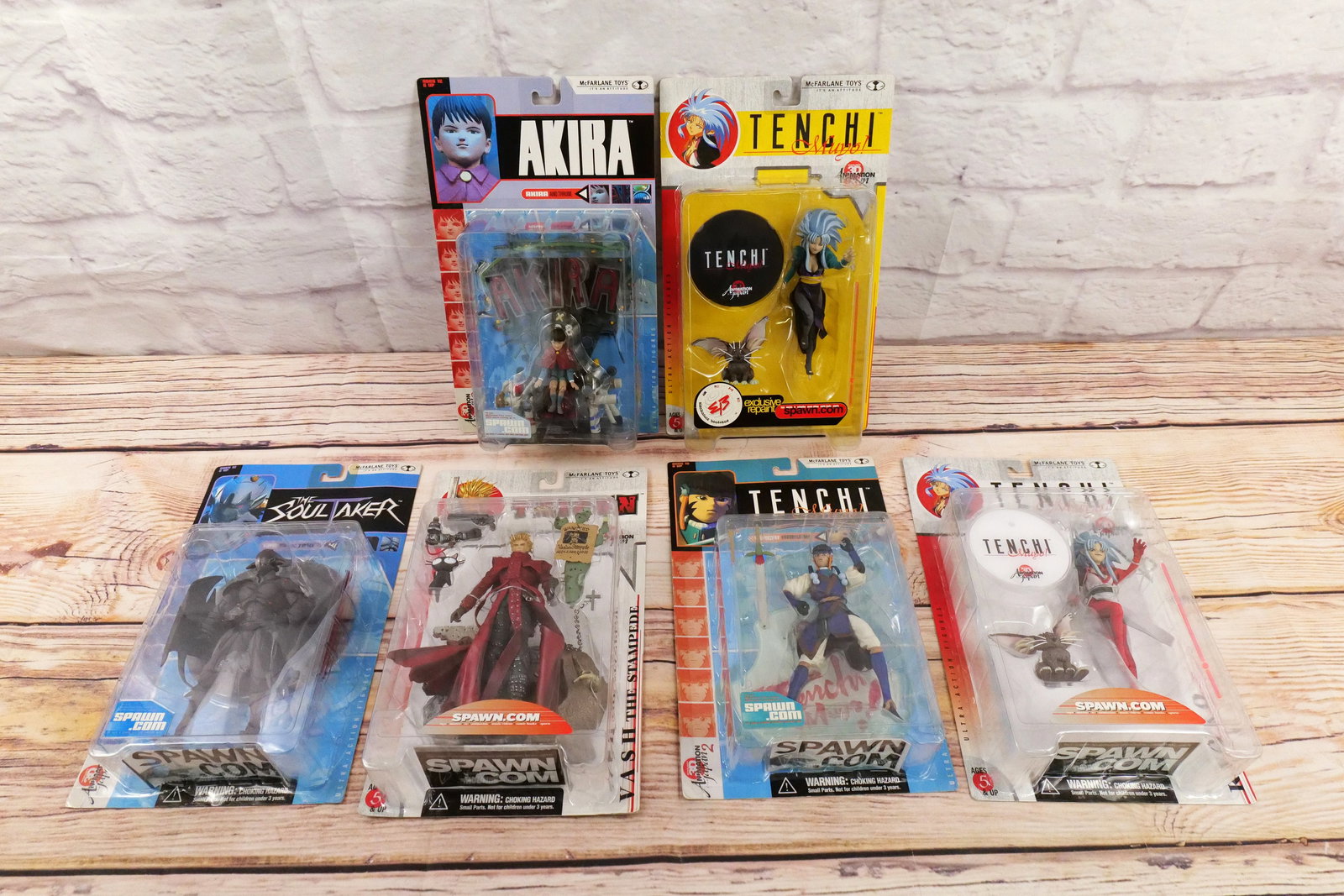 Lot of 6 McFarlane Japanese Animation Inspired Action Figures (1 of 12)