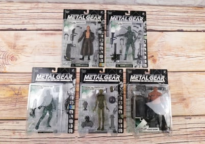 Lot of 5 McFarlane Metal Gear Solid Action Figures