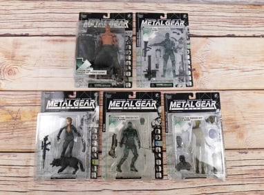 Lot of 5 McFarlane Metal Gear Solid Action Figures