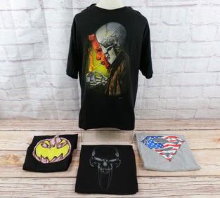 Lot of 4 DC Comics Tee Shirts