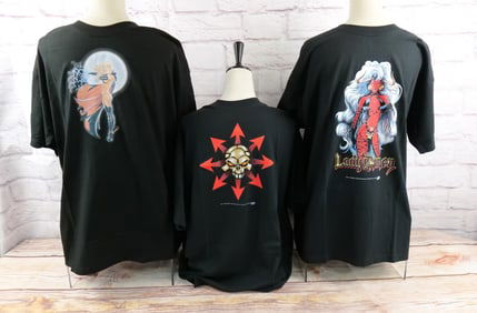 Lot of 3 Vintage Chaos Comics Tee Shirts