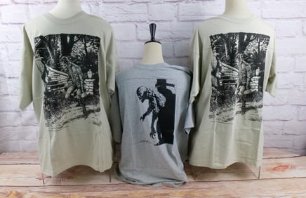 Lot of 3 Vintage Bernie Wrightson Art Image Tee Shirts