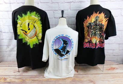 Lot of 3 Vintage Comic Related Tee Shirts