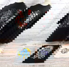 Lot of 4 Comic Related Tee Shirts